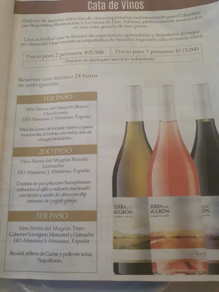 Menu_Baguettina Restaurante y La mesa de don Alfonso_Santa Marta_image_2