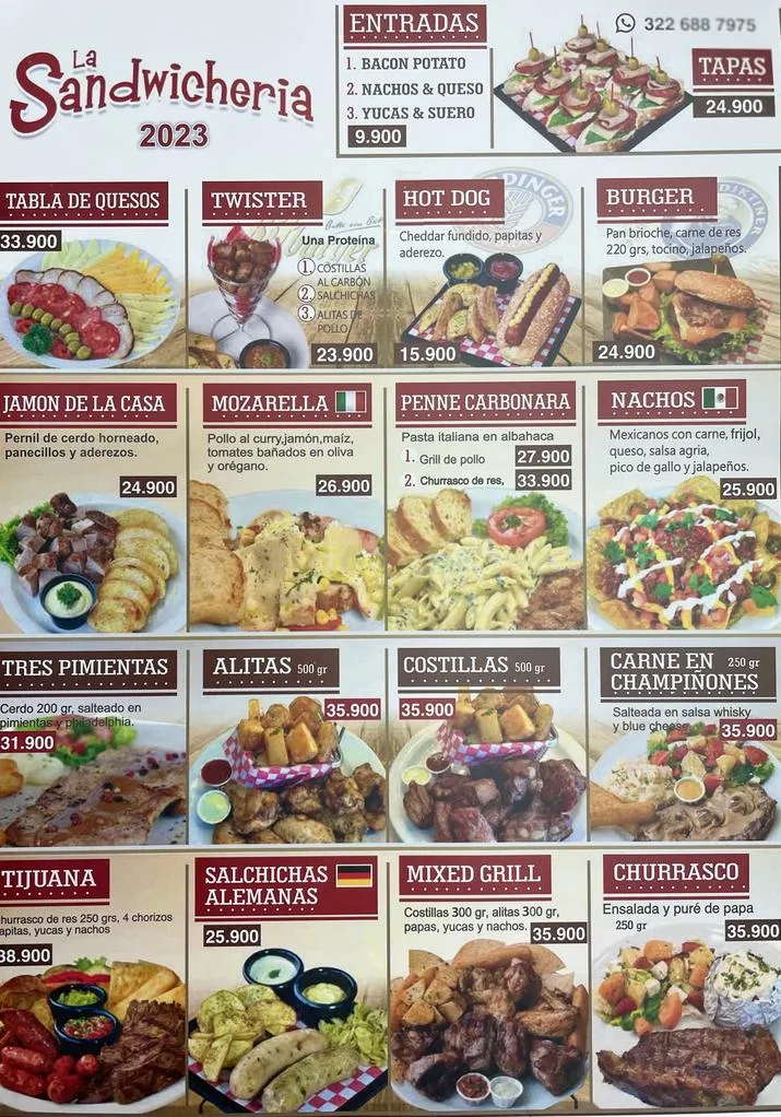 Menu_La Sandwicheria Santa Marta_Santa Marta_image_4