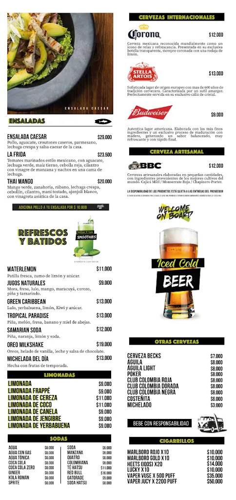 Menu_Caribbean Team_Santa Marta_image_1