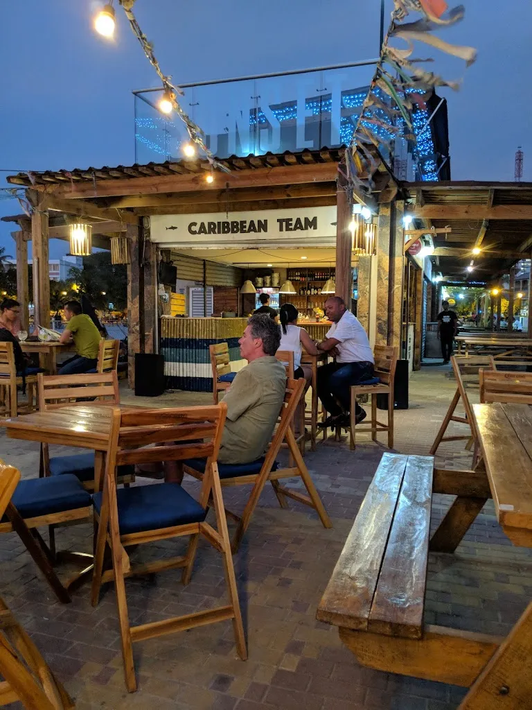 Caribbean Team restaurant in Santa Marta