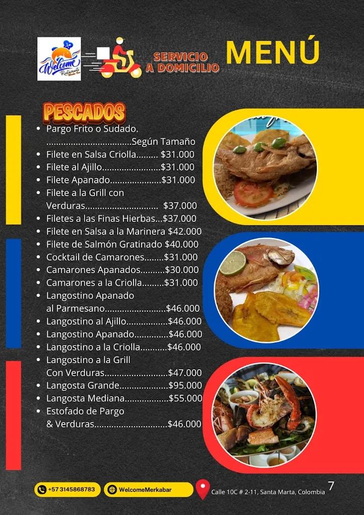 Menu_Restaurante Merkabar Welcome_Santa Marta_image_1