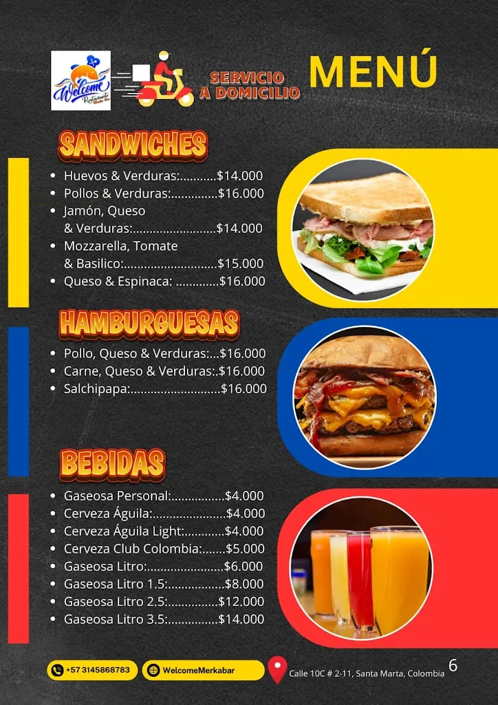 Menu_Restaurante Merkabar Welcome_Santa Marta_image_3