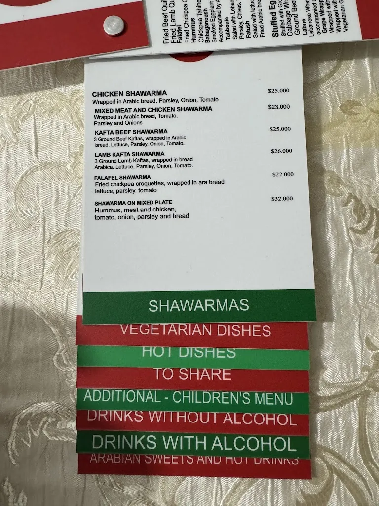 Menu_Majito Ali Lebanese & Vegetarian Cuisine_Santa Marta_image_3