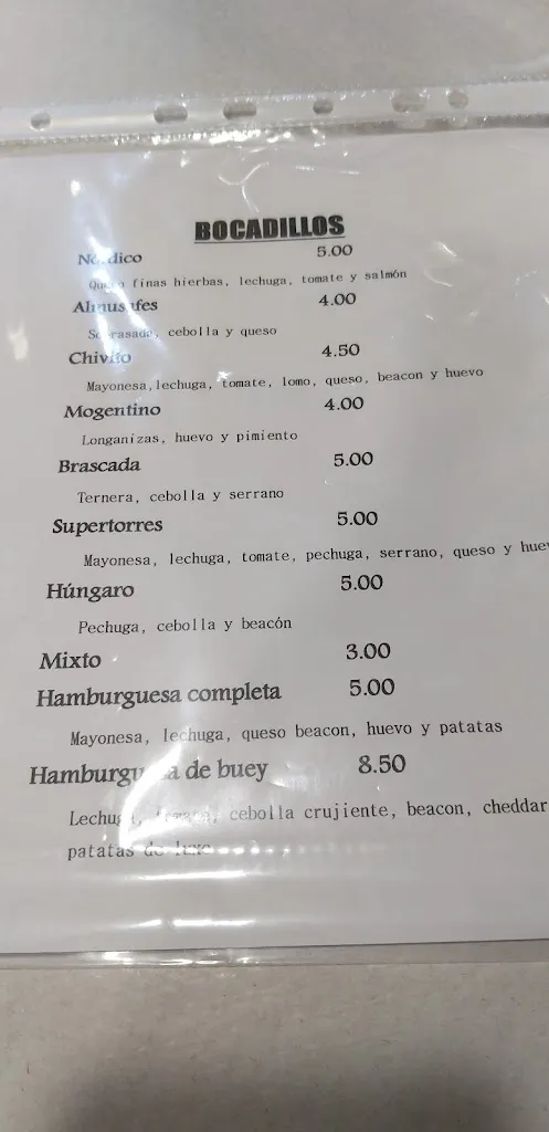 Menu_Bar las Torres_Valencia de las Torres_immagine_2