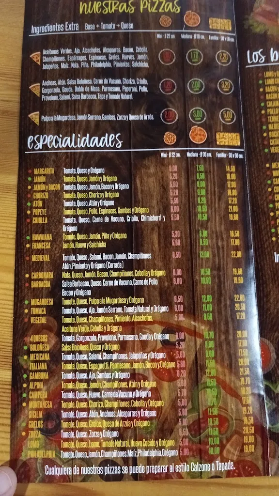 Menu_Cervecería - Bocatería 