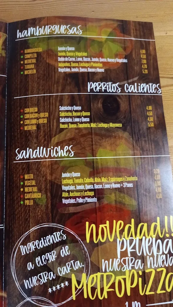 Menu_Cervecería - Bocatería 