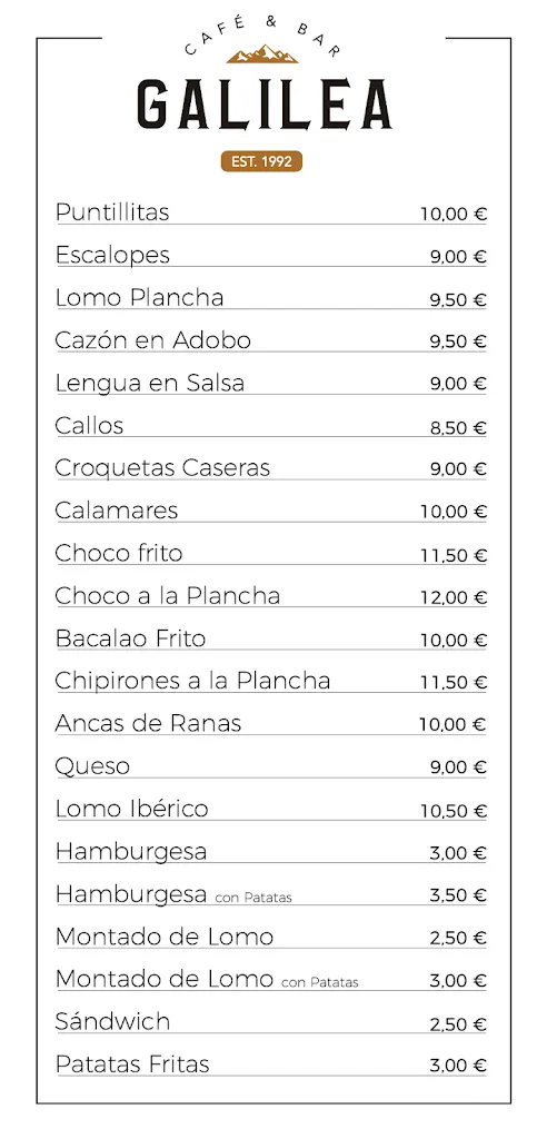 Menu_Café Bar Galilea_Valencia del Ventoso_image_1