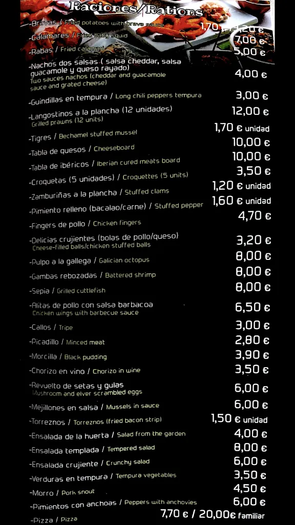 Menu_Restaurante de Rodríguez_Villagonzalo_image_1