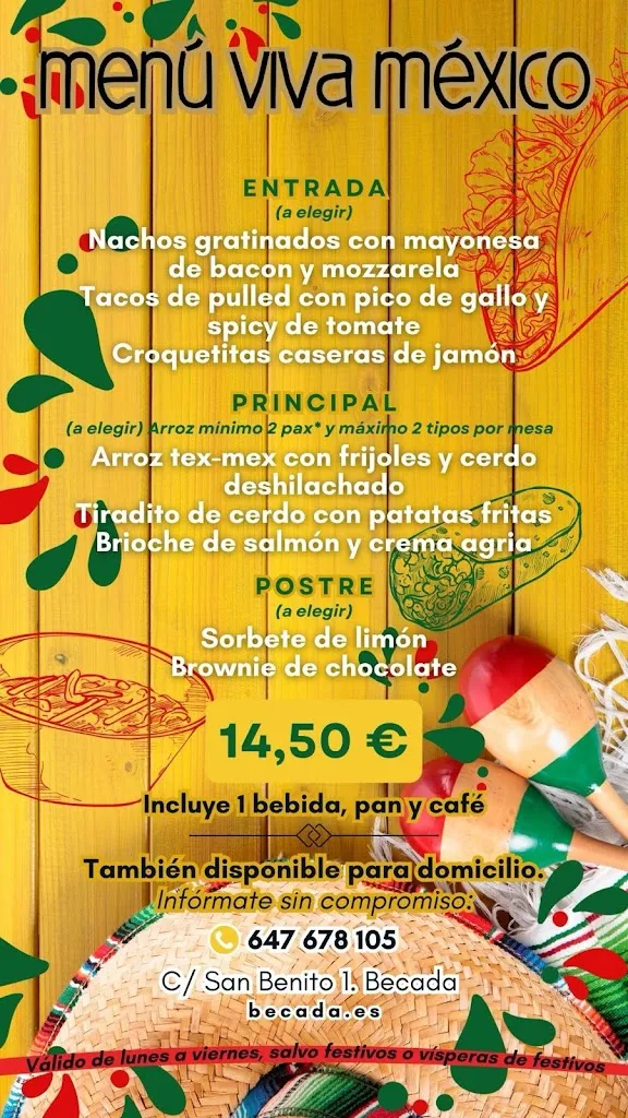 Menu_Restaurante Becada_Villanueva de la Serena_immagine_1