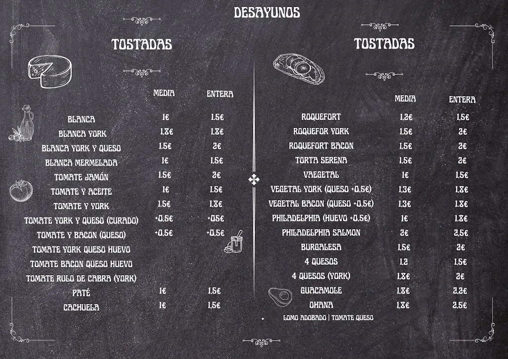 Menu_Ohana Bar de tapas_Valverde de Leganés_image_2