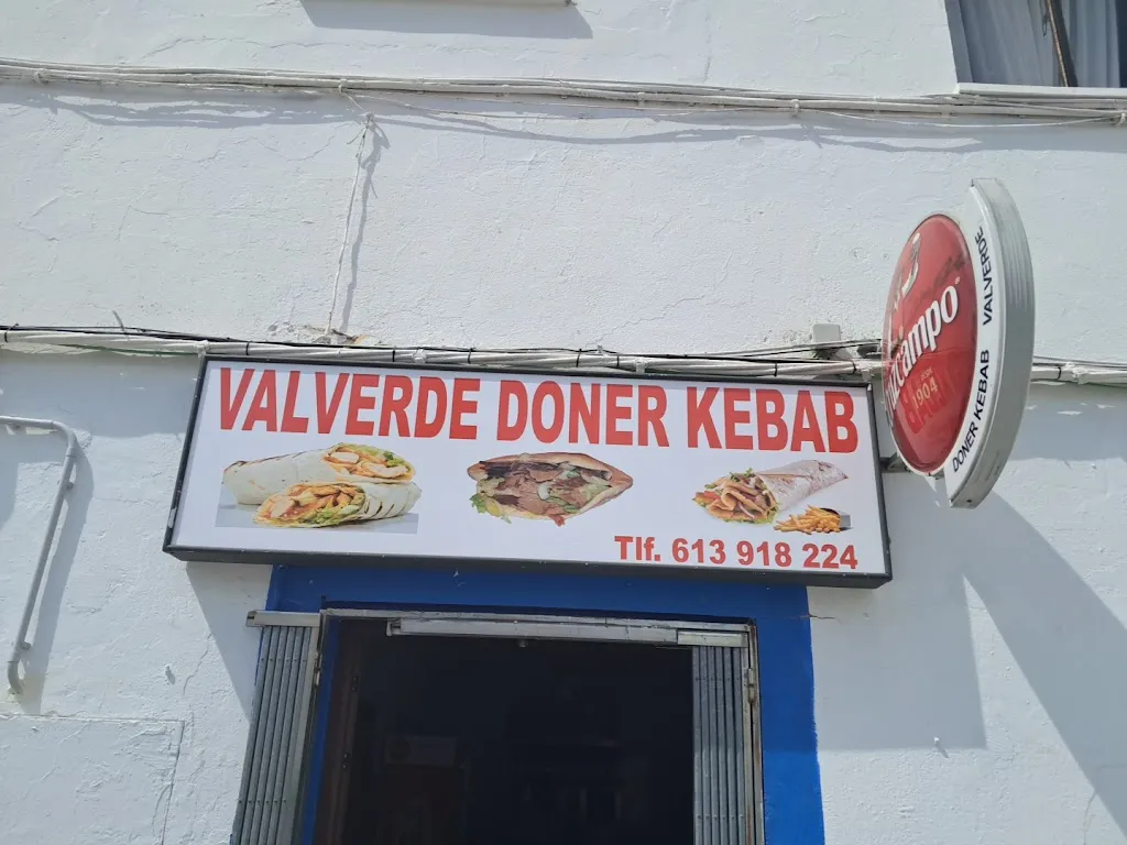 Valverde doner kebab restaurant in Valverde de Leganés