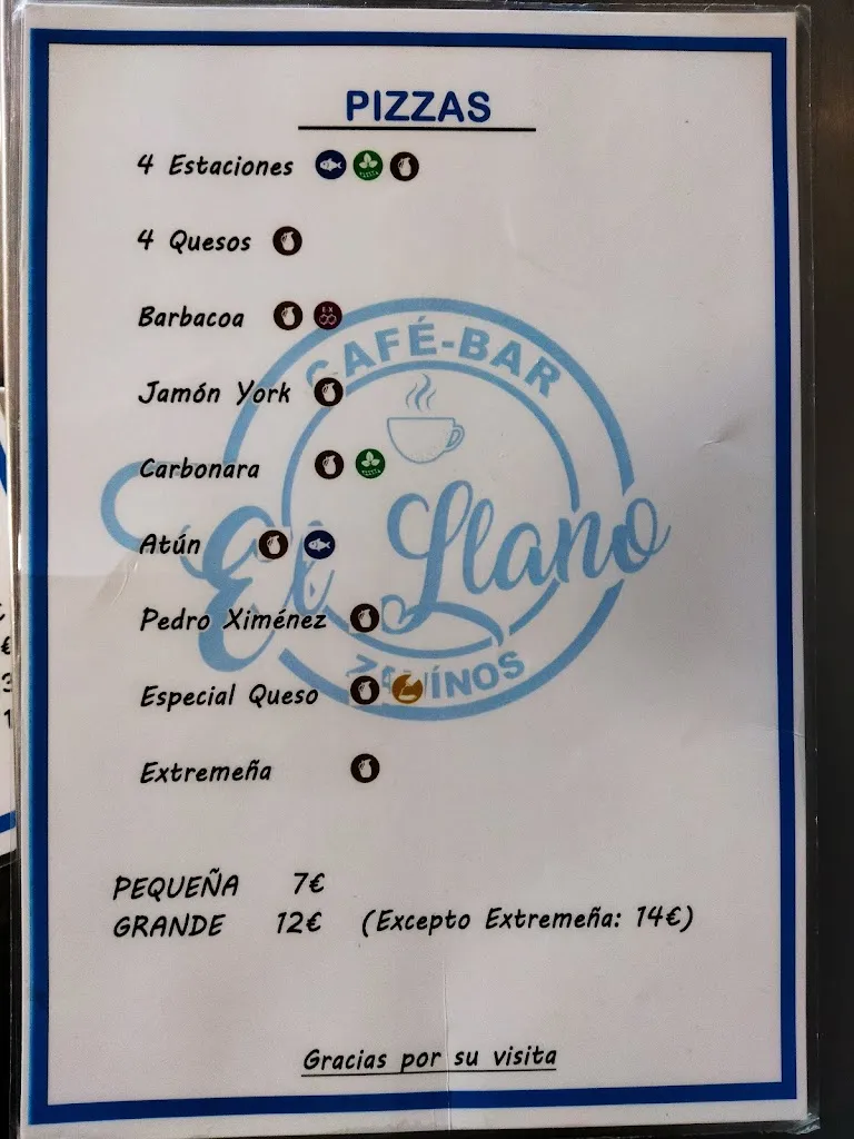 Menu_Bar “El Llano”_Zahinos_immagine_2