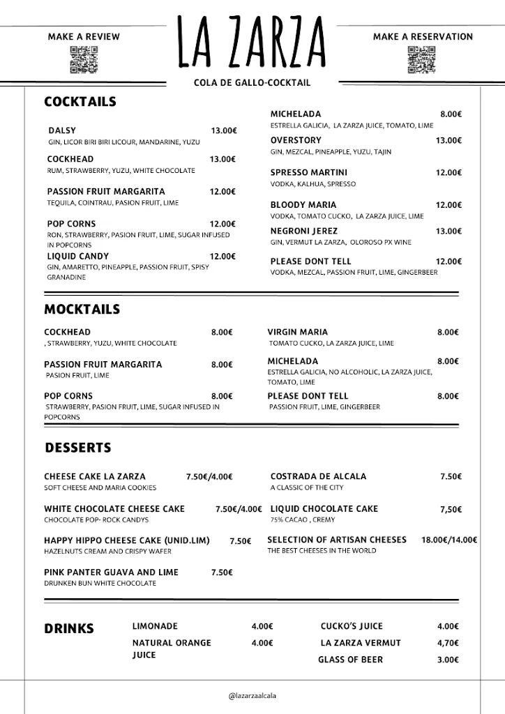 Menu_Restaurante La Zarza_Zarza La_image_2
