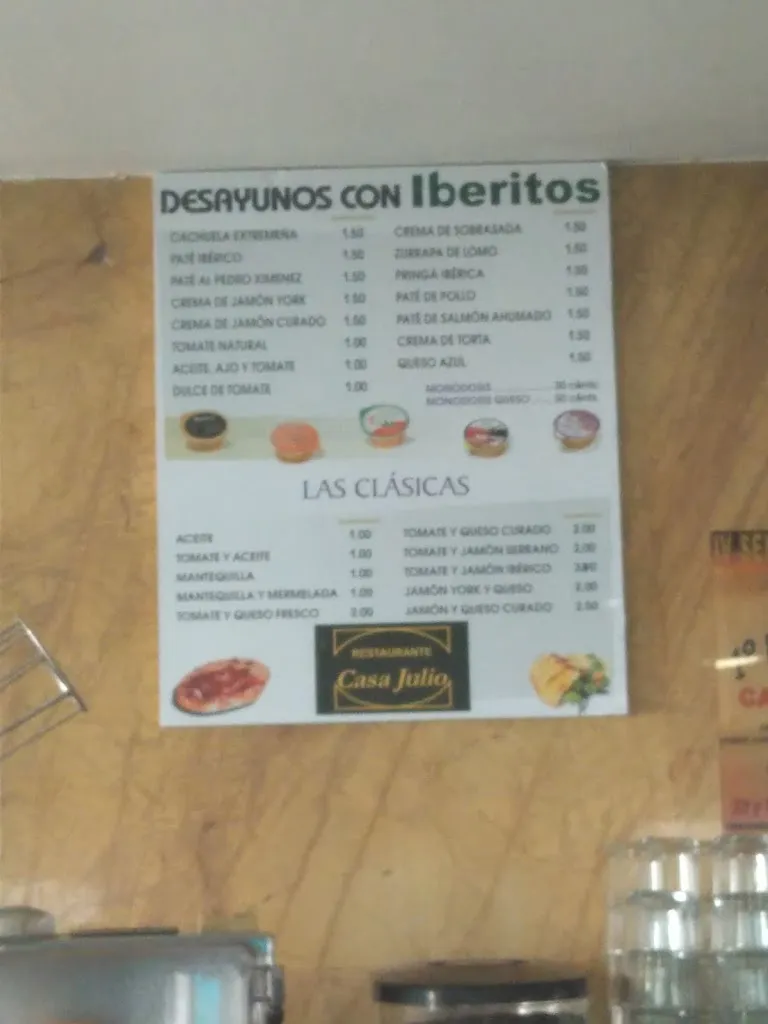 Menu_Bar Restaurante Casa Julio_Zalamea de la Serena_image_2