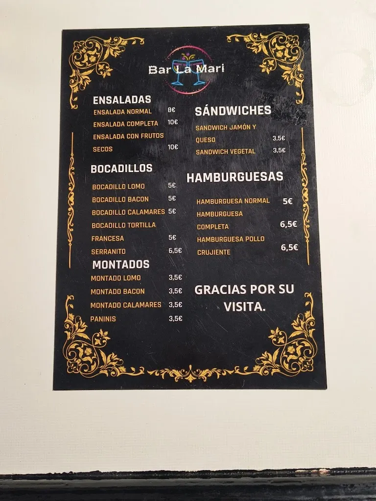 Menu_Bar La Mari_Zarza-Capilla_image_1