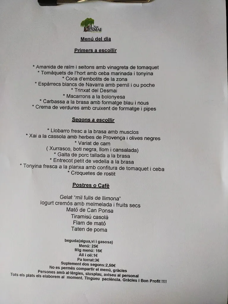 Menu_El Nou Desmai_Aiguafreda_image_2