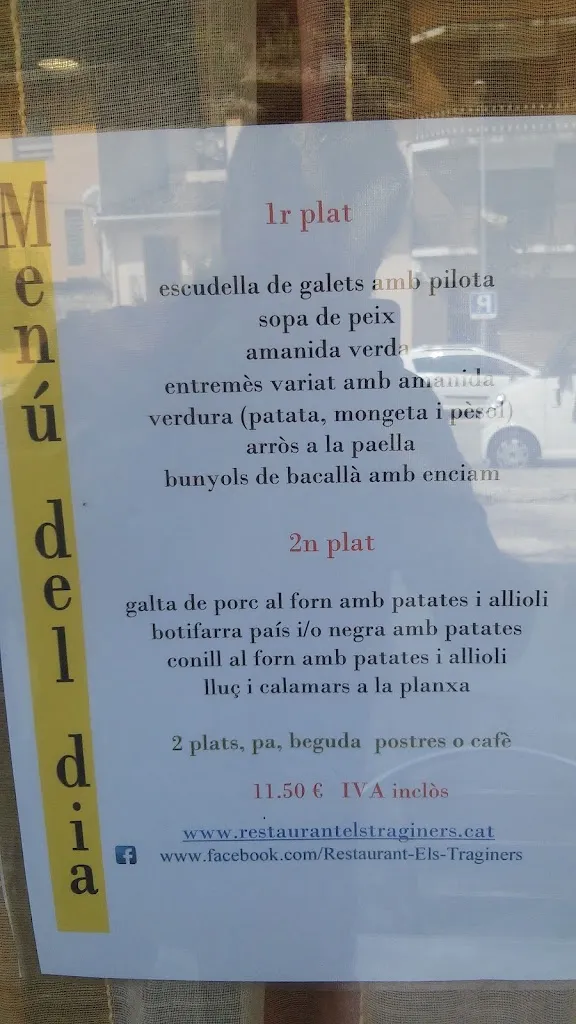 Menu_Restaurant Els Traginers_Aiguafreda_immagine_2