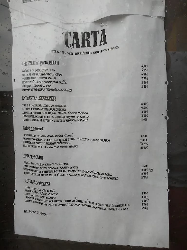 Menu_Restaurant Els Traginers_Aiguafreda_immagine_3