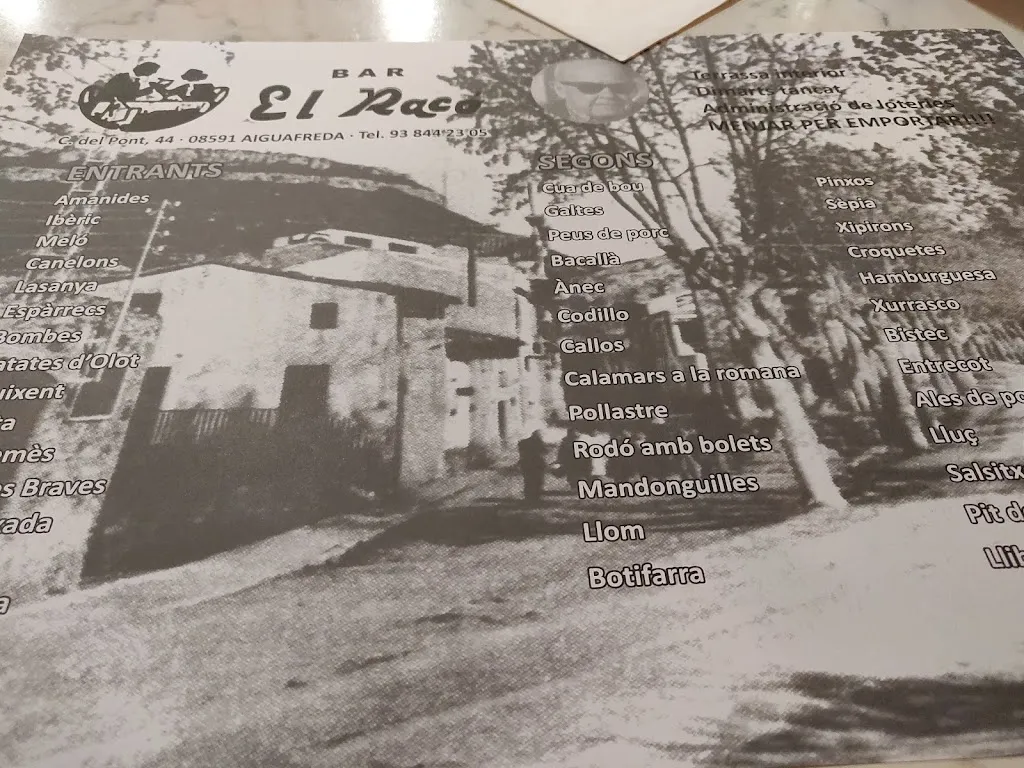 Menu_Snack Bar El Racó_Aiguafreda_image_1