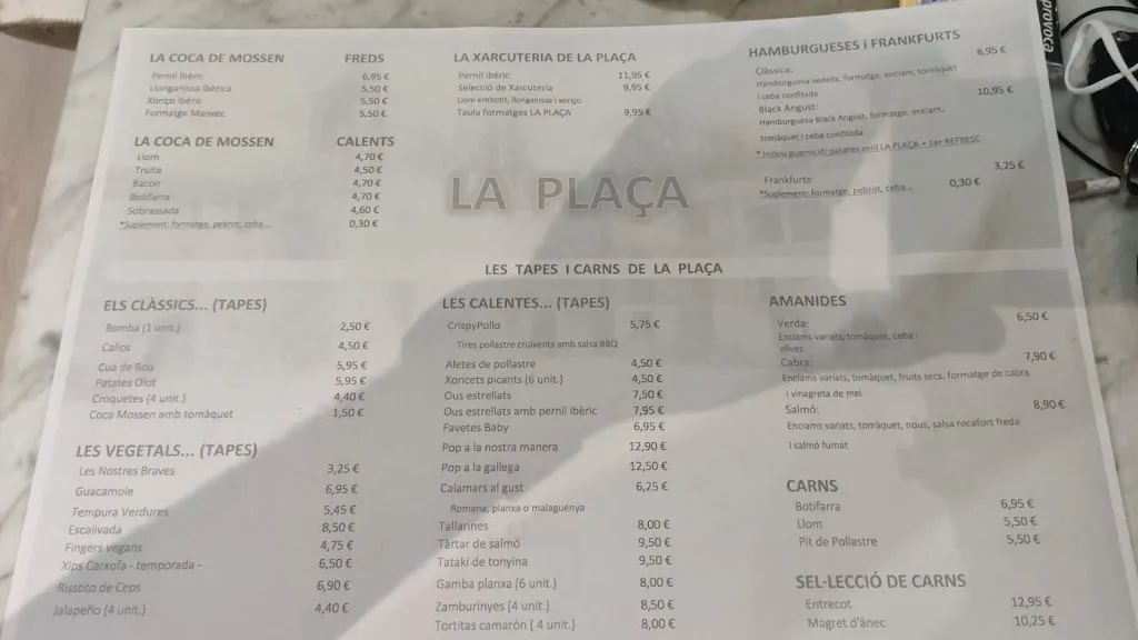 Menu_Bar La Plaça | Ca La Pepita_Aiguafreda_image_1