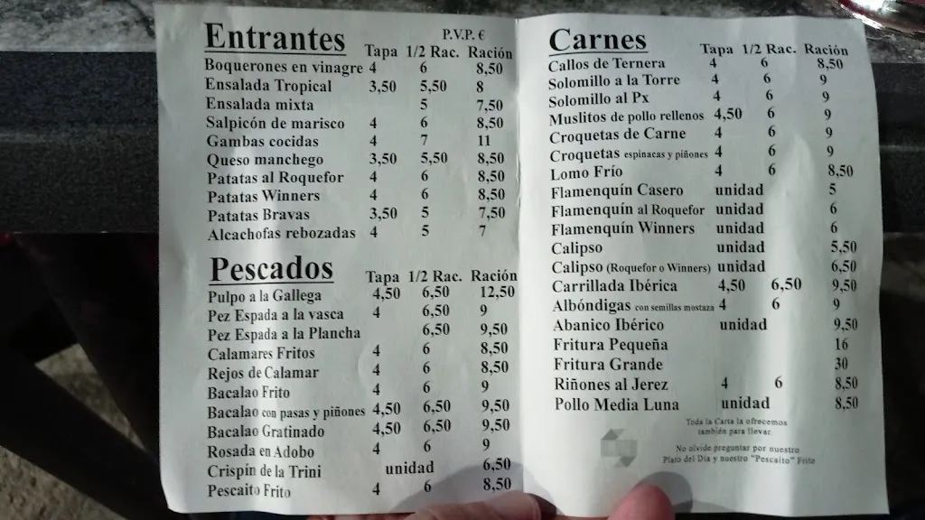 Menu_Bar Plaza - Casa Raimundo_Aguilar de Segarra_image_2