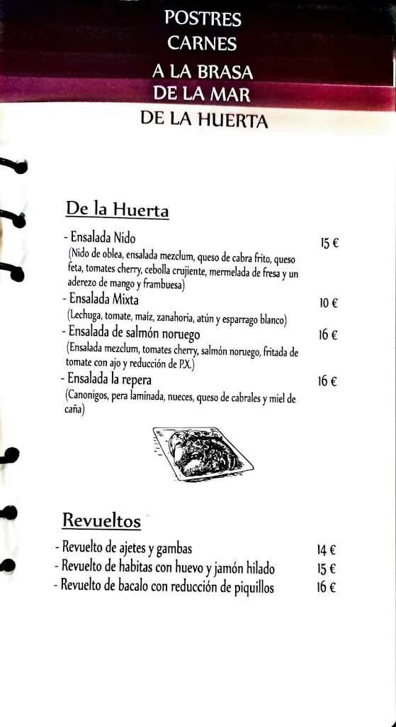 Menu_Restaurante El Nido_Aguilar de Segarra_immagine_4