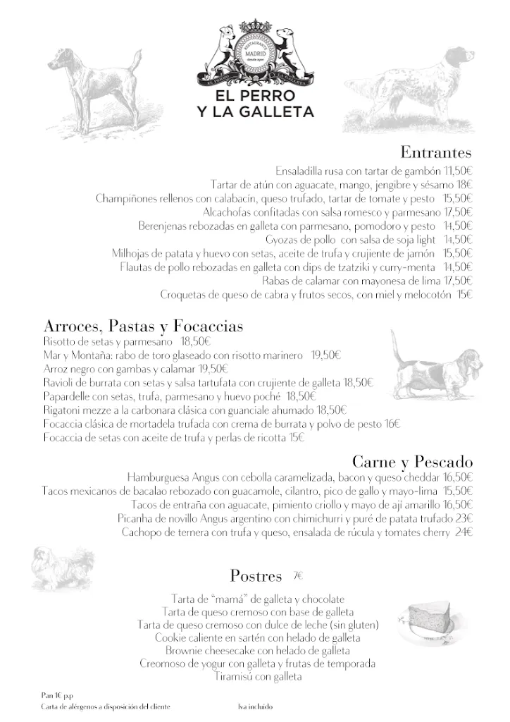 Menu_Perro y la Galleta - Restaurant_Amés_image_1