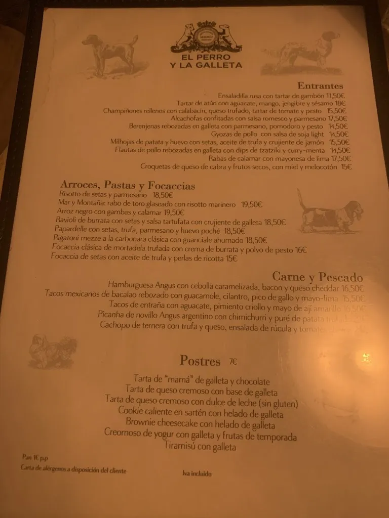 Menu_Perro y la Galleta - Restaurant_Amés_image_2