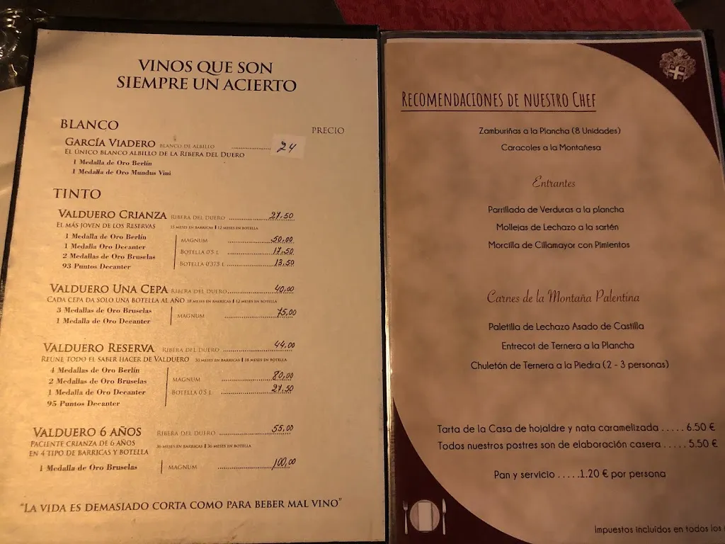 Menu_RESTAURANTE EL BARÓN_Aguilar de Segarra_image_1