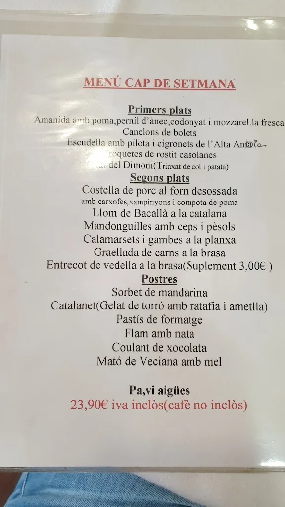 Menu_Restaurant la Pala_Aguilar de Segarra_image_2