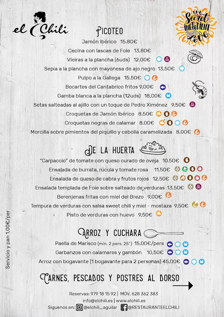Menu_Restaurante El Chili_Aguilar de Segarra_image_2