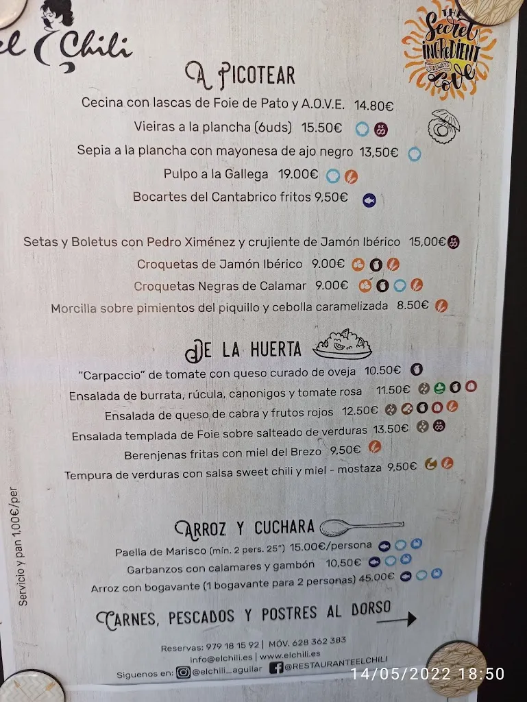 Menu_Restaurante El Chili_Aguilar de Segarra_image_3