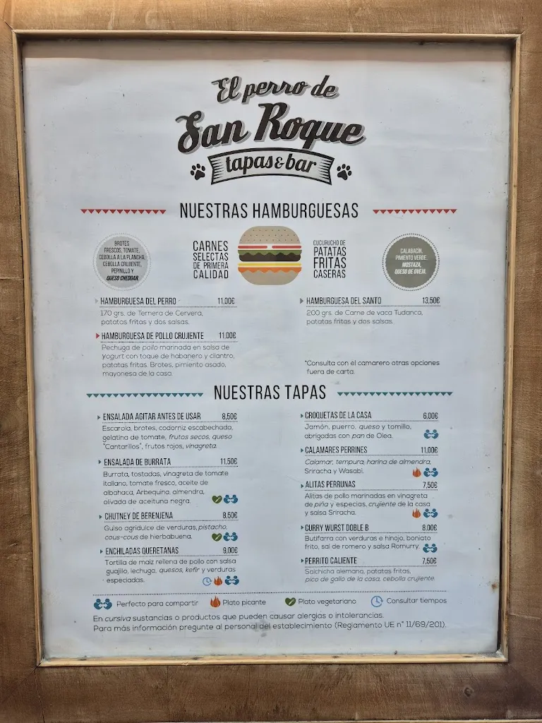 Menu_Tapas Bar El Perro de San Roque_Aguilar de Segarra_image_1