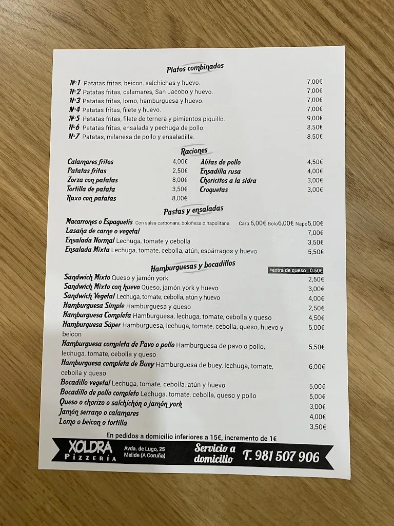 Menu_Pizzería Xoldra_Melide_image_4