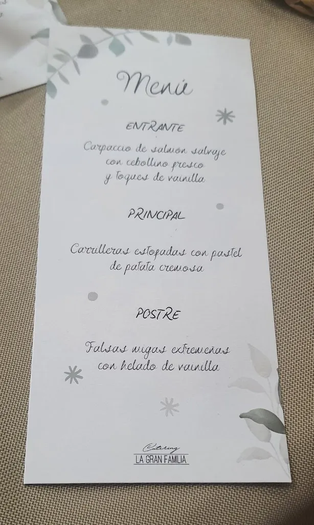 Menu_Restaurante El Figón - La Gran Familia_Villafranca de los Barros_image_2