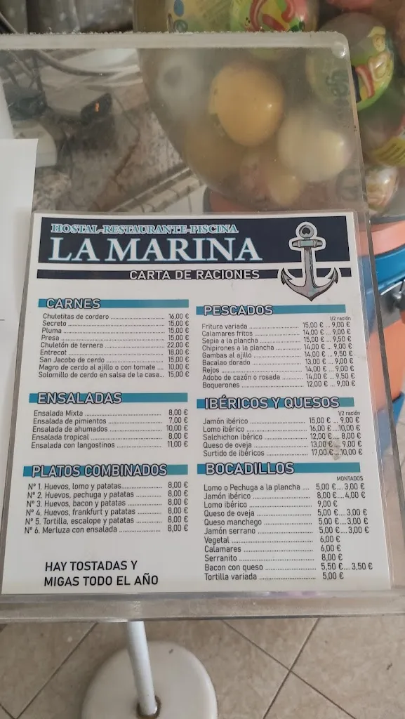 Menu_Restaurante La Marina_Villafranca de los Barros_image_2