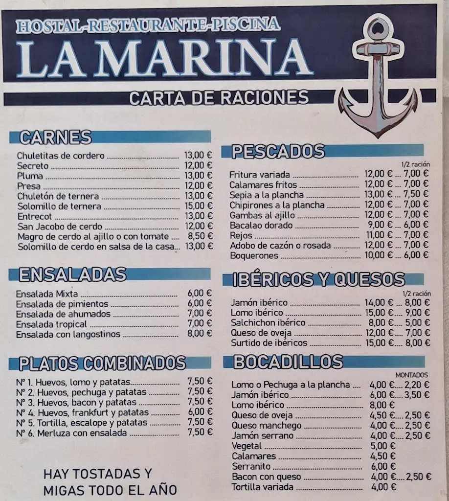 Menu_Restaurante La Marina_Villafranca de los Barros_image_3