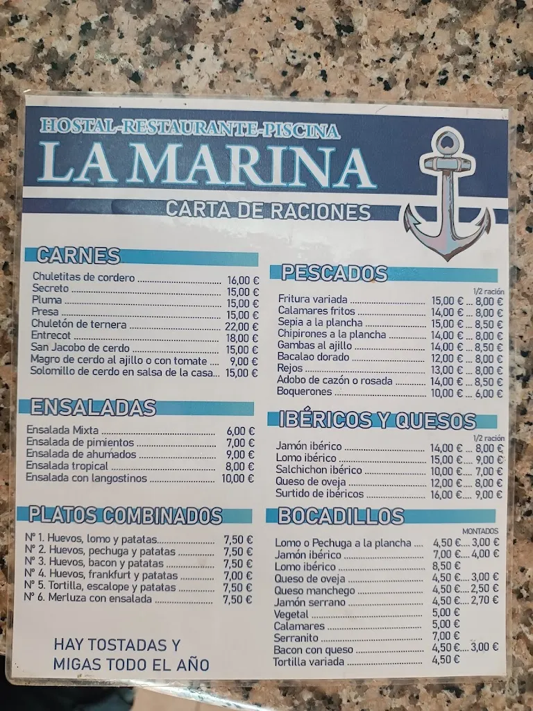 Menu_Restaurante La Marina_Villafranca de los Barros_image_4