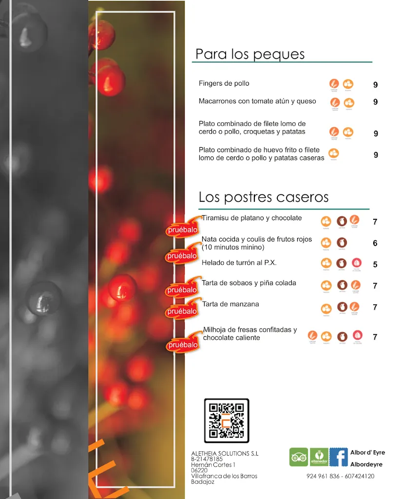 Menu_Albor D'Eyre_Villafranca de los Barros_image_3