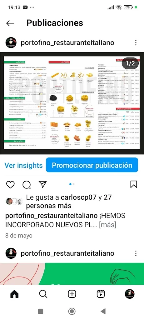 Menu_Portofino_Villafranca de los Barros_image_3