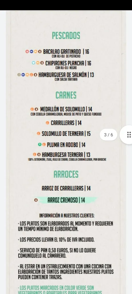 Menu_La bodeguita eventos_Villafranca de los Barros_image_4