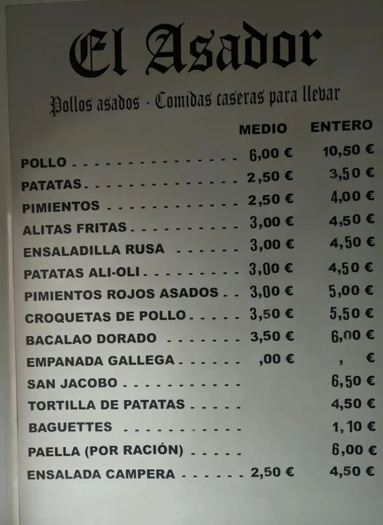 Menu_EL ASADOR_Villafranca de los Barros_image_1