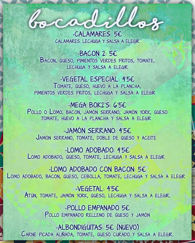 Menu_BOK2'S_Villafranca de los Barros_image_3