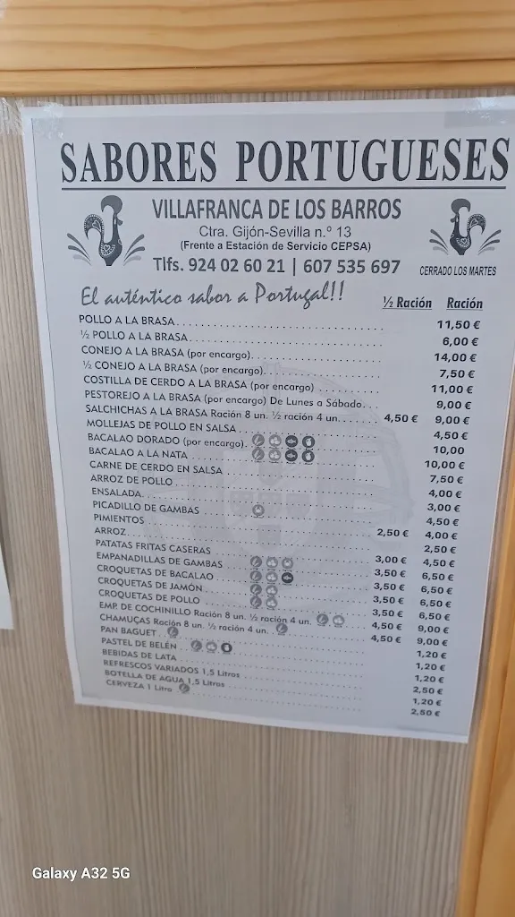 Menu_Sabores Portugueses ll_Villafranca de los Barros_image_2