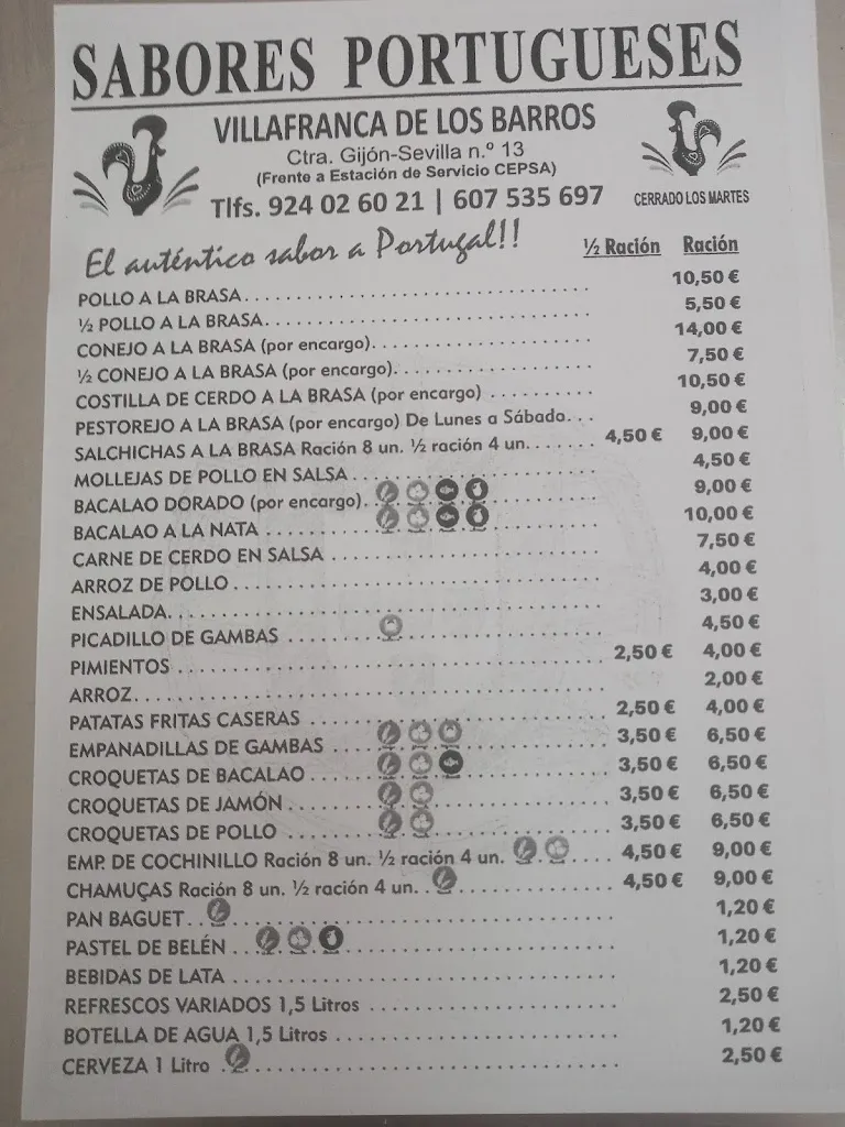 Menu_Sabores Portugueses ll_Villafranca de los Barros_image_3