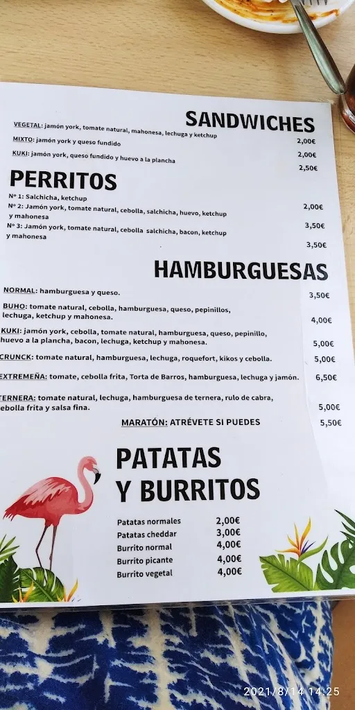 Menu_Burguer Kuky's_Villafranca de los Barros_immagine_2