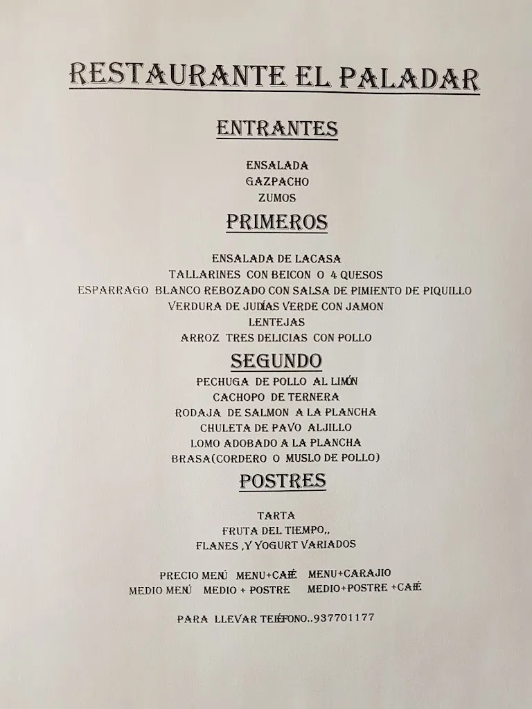 Menu_El Paladar_Abrera_image_1