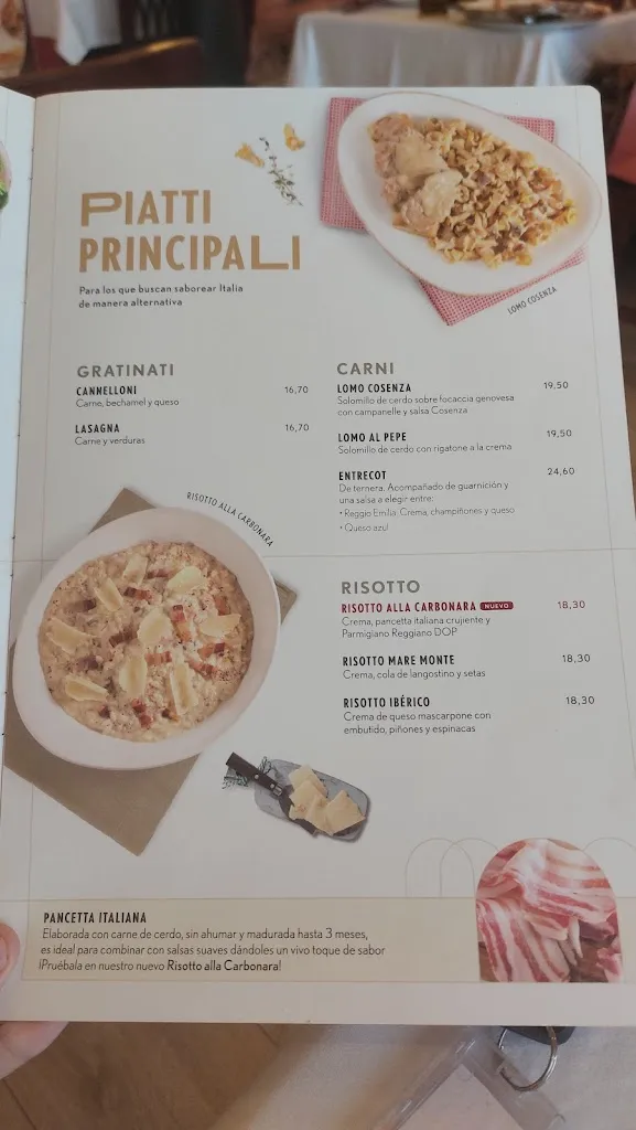 Menu_Restaurant La Tagliatella | CC. Montserrat, Abrera_Abrera_image_2