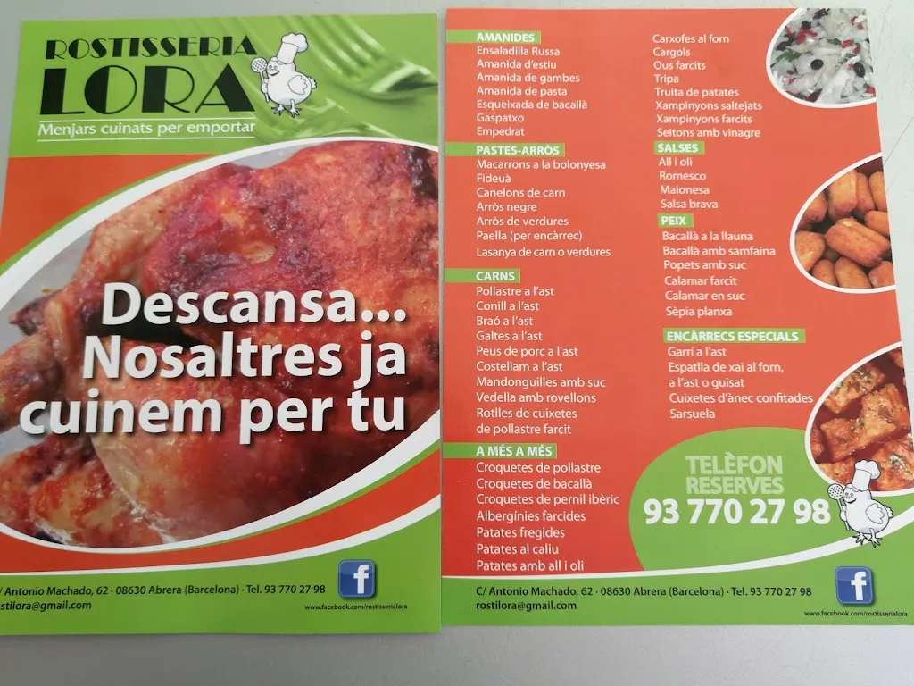 Menu_ROSTISSERIA JORDI - Abrera_Abrera_immagine_4