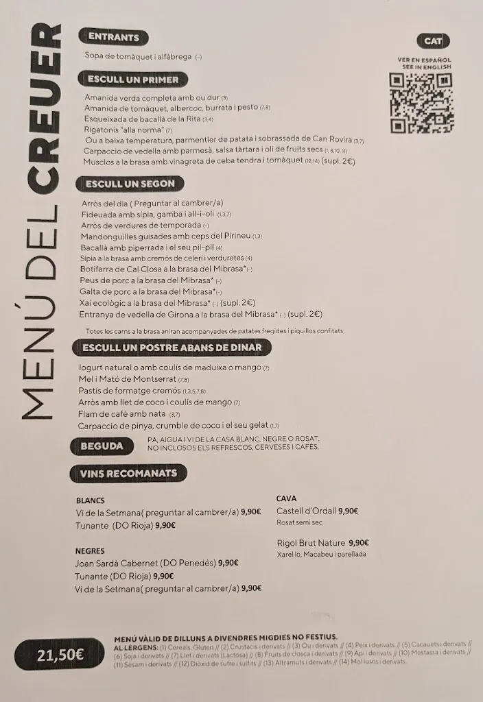 Menu_La Barca Restaurant_Abrera_image_2